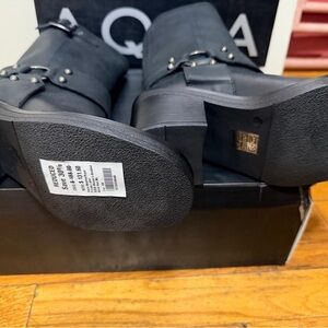 Steve Madden Black Combat Boots